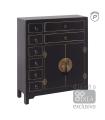 MUEBLE AUXILIAR NEGRO 73 X 26 X 90 CM