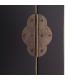 ARMARIO 2 PUERTAS Y 2 CAJONES NEGRO 55 X 33 X 185 CM