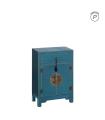 MESITA 2 PUERTAS Y 1 CAJÓN AZUL DM 45 X 26 X 69 CM
