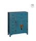 MUEBLE AUXILIAR AZUL DM ''ORIENTE'' 73 X 26 X 90 CM