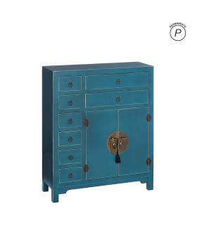 MUEBLE AUXILIAR AZUL DM ''ORIENTE'' 73 X 26 X 90 CM