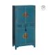 MUEBLE AUXILIAR AZUL DM ''ORIENTE'' 63 X 33 X 131 CM