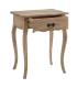 MESITA NATURAL MADERA MINDI DORMITORIO 58 X 43 X 70 CM