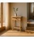 MESITA NATURAL MADERA MINDI DORMITORIO 50 X 32 X 72 CM
