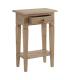 MESITA NATURAL MADERA MINDI DORMITORIO 50 X 32 X 72 CM