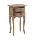 MESITA NATURAL MADERA MINDI DORMITORIO 40 X 30 X 72 CM