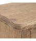 MESITA NATURAL MADERA MINDI DORMITORIO 40 X 30 X 72 CM