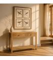 CONSOLA NATURAL MADERA MINDI ENTRADA 100 X 35 X 85 CM
