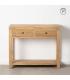 CONSOLA NATURAL MADERA MINDI ENTRADA 100 X 35 X 85 CM