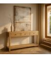 CONSOLA NATURAL MADERA MINDI ENTRADA 150 X 35 X 85 CM
