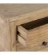 MESITA NATURAL MADERA MINDI DORMITORIO 45 X 30 X 66 CM