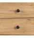 MESITA NATURAL MADERA MINDI DORMITORIO 43 X 34 X 55 CM