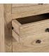 MESITA NATURAL MADERA MINDI DORMITORIO 44 X 34 X 77 CM