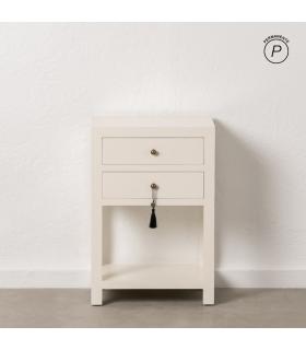 MESITA BLANCO MADERA 45 X 30 X 66 CM