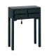 CONSOLA AZUL MADERA 63 X 26 X 85 CM