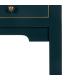 CONSOLA AZUL MADERA 63 X 26 X 85 CM