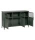APARADOR VERDE MENTA METAL-CRISTAL 120 X 35 X 76 CM