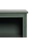 APARADOR VERDE MENTA METAL-CRISTAL 120 X 35 X 76 CM