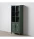VITRINA VERDE MENTA METAL-CRISTAL 72 X 35 X 178 CM