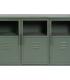 VITRINA VERDE MENTA METAL-CRISTAL 72 X 35 X 178 CM