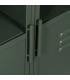 VITRINA VERDE MENTA METAL-CRISTAL 72 X 35 X 178 CM