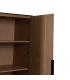 ARMARIO NEGRO-NATURAL DM-MADERA 104 X 53 X 203 CM