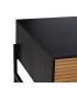 MESA CENTRO NEGRO-NATURAL DM-MADERA 124 X 60 X 43,50 CM
