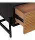 MESA CENTRO NEGRO-NATURAL DM-MADERA 124 X 60 X 43,50 CM