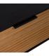 MESA CENTRO NEGRO-NATURAL DM-MADERA 124 X 60 X 43,50 CM