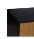 APARADOR NEGRO-NATURAL DM-MADERA 204 X 40 X 81,50 CM