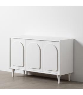 APARADOR BLANCO DM-MADERA 120 X 40 X 81 CM