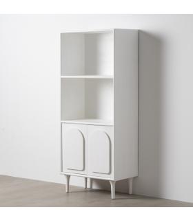 LIBRERÍA BLANCO DM-MADERA 80 X 40 X 175 CM