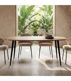 MESA COMEDOR NATURAL MADERA DE MANGO 180 X 90 X 76 CM