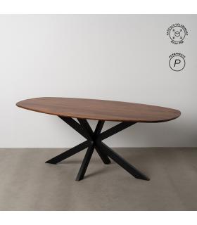 MESA COMEDOR MADERA DE MANGO SALÓN 200 X 100 X 76 CM