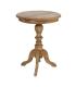 MESA AUXILIAR NATURAL MADERA MINDI SALÓN 50 X 50 X 64 CM
