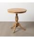 MESA AUXILIAR NATURAL MADERA MINDI SALÓN 70 X 70 X 77 CM