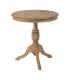 MESA AUXILIAR NATURAL MADERA MINDI SALÓN 70 X 70 X 77 CM