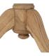 MESA AUXILIAR NATURAL MADERA MINDI SALÓN 70 X 70 X 77 CM