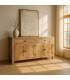 APARADOR NATURAL MADERA MINDI SALÓN 140 X 40 X 82 CM