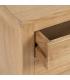 MESITA NATURAL MADERA MINDI DORMITORIO 60 X 35 X 65 CM
