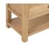 MESITA NATURAL MADERA MINDI DORMITORIO 60 X 35 X 65 CM