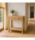 CONSOLA NATURAL MADERA MINDI ENTRADA 70 X 30 X 80 CM