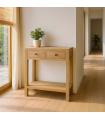 CONSOLA NATURAL MADERA MINDI ENTRADA 70 X 30 X 80 CM
