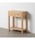 CONSOLA NATURAL MADERA MINDI ENTRADA 70 X 30 X 80 CM