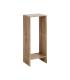 S/2 PEANA NATURAL MADERA DE TECA SALÓN 33 X 27 X 86 CM