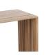 S/2 PEANA NATURAL MADERA DE TECA SALÓN 33 X 27 X 86 CM