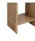 S/2 PEANA NATURAL MADERA DE TECA SALÓN 33 X 27 X 86 CM