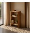 MUEBLE AUXILIAR NATURAL MADERA DE TECA 55 X 30 X 86 CM