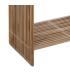 MUEBLE AUXILIAR NATURAL MADERA DE TECA 55 X 30 X 86 CM