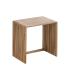 S/3 MESA AUXILIAR NATURAL MADERA DE TECA 65 X 30 X 66 CM